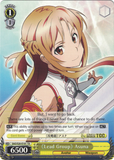 SAO/S20-E101 <<Lead Group>> Asuna - Sword Art Online Trial Deck English Weiss Schwarz Trading Card Game