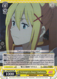 KS/W76-E101 "A Knight's Duty" Darkness - KONOSUBA -God’s blessing on this wonderful world! Legend of Crimson English Weiss Schwarz Trading Card Game