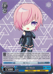 FGO/S75-E101 SD Mash - Fate/Grand Order Absolute Demonic Front: Babylonia English Weiss Schwarz Trading Card Game