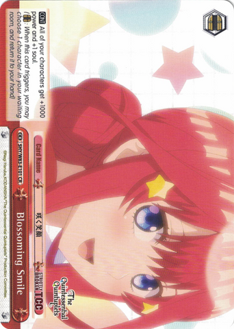 5HY/W83-E101 Blossoming Smile - The Quintessential Quintuplets English Weiss Schwarz Trading Card Game