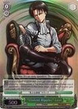 AOT/S35-E033S "Violent Ripples" Levi (Foil) - Attack On Titan Vol.1 English Weiss Schwarz Trading Card Game