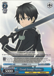 SAO/S20-E102 <<Lead Group>> Kirito - Sword Art Online Trial Deck English Weiss Schwarz Trading Card Game