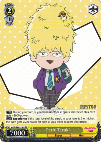 MOB/SX02-102 Petit Teruki - Mob Psycho 100 English Weiss Schwarz Trading Card Game