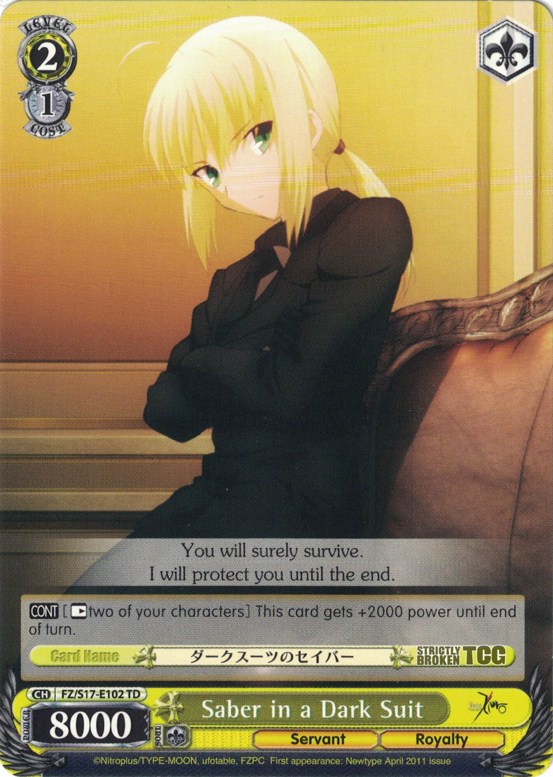 Fate/Zero Trial Deck – Strictly Broken TCG