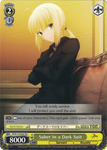 FZ/S17-E102 Saber in a Dark Suit - Fate/Zero Trial Deck English Weiss Schwarz Trading Card Game