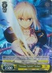 FS/S34-E005S Heroic Spirit Saber (Foil) - Fate/Stay Night Unlimited Blade Works Vol.1 English Weiss Schwarz Trading Card Game