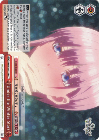 5HY/W83-E103 Under the Winter Stars - The Quintessential Quintuplets English Weiss Schwarz Trading Card Game