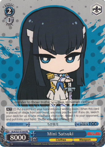 KLK/S27-E104 Mini Satsuki -Kill la Kill English Weiss Schwarz Trading Card Game