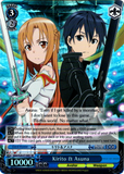 SAO/S20-E104S Kirito & Asuna (Foil) - Sword Art Online English Weiss Schwarz Trading Card Game
