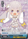 RZ/S55-E104 SD Emilia - Re:ZERO -Starting Life in Another World- Vol.2 English Weiss Schwarz Trading Card Game