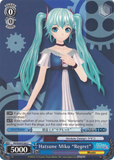 PD/S29-E105 Hatsune Miku "Regret" - Hatsune Miku: Project DIVA F 2nd English Weiss Schwarz Trading Card Game