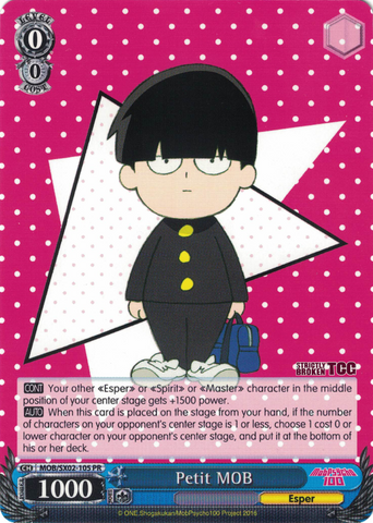 MOB/SX02-105 Petit MOB - Mob Psycho 100 English Weiss Schwarz Trading Card Game