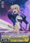 FZ/S17-E006S Beautiful King of Knights, Saber (Foil) - Fate/Zero English Weiss Schwarz Trading Card Game