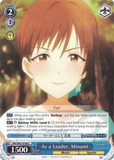 IMC/W41-E106 As a Leader, Minami - The Idolm@ster Cinderella Girls English Weiss Schwarz Trading Card Game