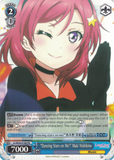 LL/W34-E108 “Dancing stars on me!”Nishikino Maki - Love Live! Vol.2 English Weiss Schwarz Trading Card Game