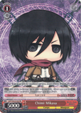 AOT/S35-E109 Chimi Mikasa - Attack On Titan Vol.1 English Weiss Schwarz Trading Card Game