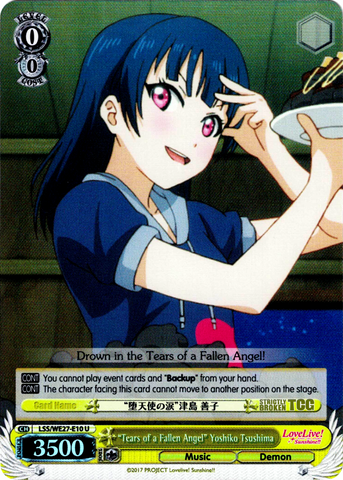 LSS/WE27-E10 "Tears of a Fallen Angel" Yoshiko Tsushima (Foil) - Love Live! Sunshine!! Extra Booster English Weiss Schwarz Trading Card Game