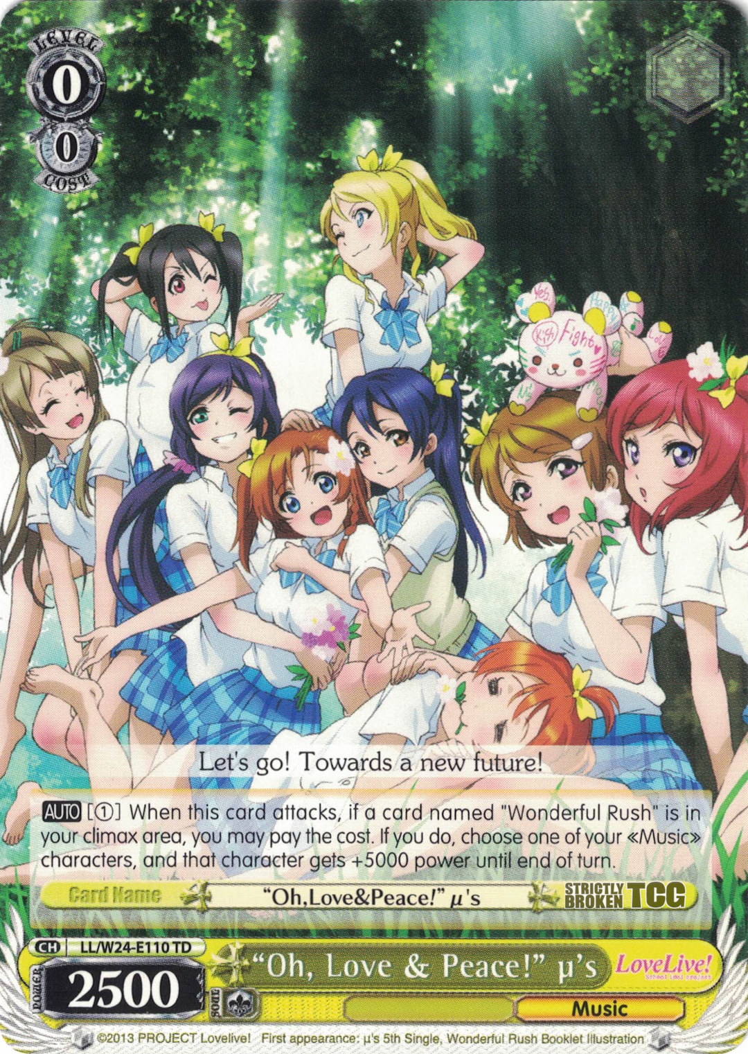 Love Live! (Complete Inventory)  Strictly Broken TCG