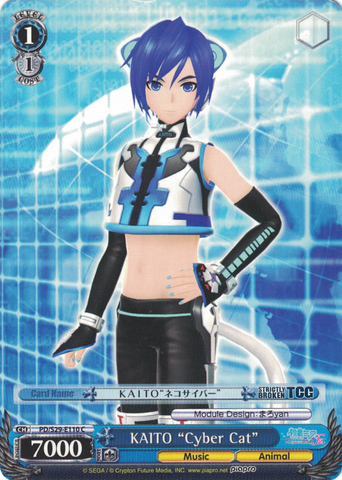 PD/S29-E110 KAITO "Cyber Cat" - Hatsune Miku: Project DIVA F 2nd English Weiss Schwarz Trading Card Game