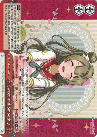 LL/EN-W02-E114 Sweet and Smooth♪ - Love Live! DX Vol.2 English Weiss Schwarz Trading Card Game