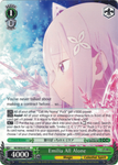 RZ/SE35-E11 Emilia All Alone - Re:ZERO -Starting Life in Another World- The Frozen Bond English Weiss Schwarz Trading Card Game