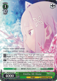RZ/SE35-E11 Emilia All Alone - Re:ZERO -Starting Life in Another World- The Frozen Bond English Weiss Schwarz Trading Card Game