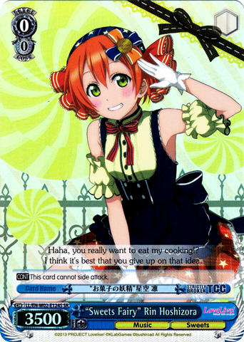 LL/EN-W02-E124S “Sweets Fairy” Rin Hoshizora (Foil) - Love Live! DX Vol.2 English Weiss Schwarz Trading Card Game