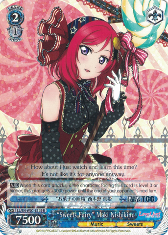 LL/EN-W02-E129 “Sweets Fairy” Maki Nishikino - Love Live! DX Vol.2 English Weiss Schwarz Trading Card Game