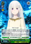 RZ/SE35-E13 Caring Disposition, Emilia (Foil) - Re:ZERO -Starting Life in Another World- The Frozen Bond English Weiss Schwarz Trading Card Game
