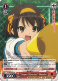 SY/WE09-E13 “Super Director” Haruhi - The Melancholy of Haruhi Suzumiya Extra Booster English Weiss Schwarz Trading Card Game