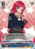 LL/EN-W02-E140 “Christmas Date” Maki Nishikino - Love Live! DX Vol.2 English Weiss Schwarz Trading Card Game