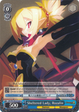 DG/EN-S03-E142 Sheltered Lady, Rozalin - Disgaea English Weiss Schwarz Trading Card Game