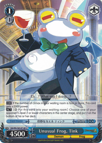 DG/EN-S03-E145 Unusual Frog, Tink - Disgaea English Weiss Schwarz Trading Card Game