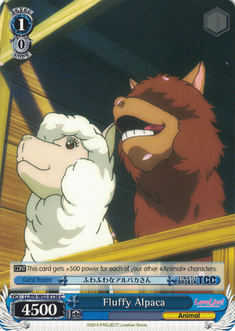 LL/EN-W02-E156 Fluffy Alpaca - Love Live! DX Vol.2 English Weiss Schwarz Trading Card Game