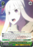 RZ/SE35-E15 Desperate Resistance, Emilia - Re:ZERO -Starting Life in Another World- The Frozen Bond English Weiss Schwarz Trading Card Game