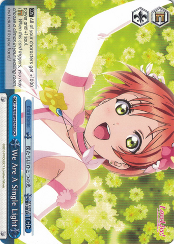 LL/EN-W02-E165a We Are A Single Light - Love Live! DX Vol.2 English Weiss Schwarz Trading Card Game