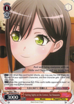 BD/WE35-E17 Setting Sights on the Contest, Tae Hanazono - Bang Dream! Poppin' Party X Roselia Extra Booster Weiss Schwarz English Trading Card Game