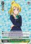 LL/EN-W02-E180 “We are school idols!” Eli Ayase - Love Live! DX Vol.2 English Weiss Schwarz Trading Card Game