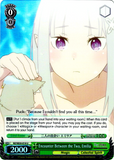 RZ/SE35-E19 Encounter Between the Two, Emilia (Foil) - Re:ZERO -Starting Life in Another World- The Frozen Bond English Weiss Schwarz Trading Card Game