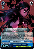 SAO/SE23-E23 End of Fate, Kirito (Foil) - Sword Art Online II Extra Booster English Weiss Schwarz Trading Card Game