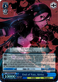 SAO/SE23-E23SP End of Fate, Kirito (Foil) - Sword Art Online II Extra Booster English Weiss Schwarz Trading Card Game