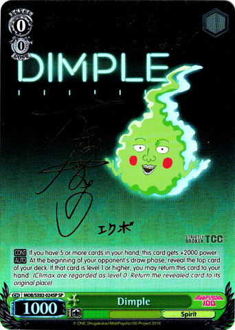 MOB/SX02-024SP Dimple (Foil) - Mob Psycho 100 English Weiss Schwarz Trading Card Game