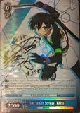 SAO/S51-E071SP "Time to Get Serious" Kirito (Foil) - Sword Art Online The Movie – Ordinal Scale – English Weiss Schwarz Trading Card Game