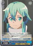 SAO/SE23-E25 Basic Knowledge of Guns, Sinon - Sword Art Online II Extra Booster English Weiss Schwarz Trading Card Game