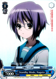 SY/WE09-E25 Standby Mode, Nagato (Foil) - The Melancholy of Haruhi Suzumiya Extra Booster English Weiss Schwarz Trading Card Game