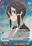 SAO/SE23-E28 Shino Wishes to be Stronger - Sword Art Online II Extra Booster English Weiss Schwarz Trading Card Game