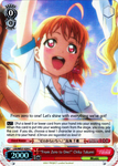 LSS/WE27-E29 "From Zero to One!" Chika Takami (Foil) - Love Live! Sunshine!! Extra Booster English Weiss Schwarz Trading Card Game