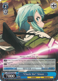 SAO/SE23-E32 "Check Six" Sinon - Sword Art Online II Extra Booster English Weiss Schwarz Trading Card Game