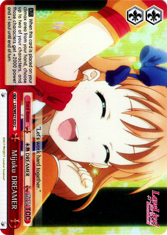 LSS/WE27-E35 Mijuku DREAMER (Foil) - Love Live! Sunshine!! Extra Booster English Weiss Schwarz Trading Card Game