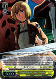 AOT/S50-E004S "Single Ray of Light" Armin (Foil) - Attack On Titan Vol.2 English Weiss Schwarz Trading Card Game